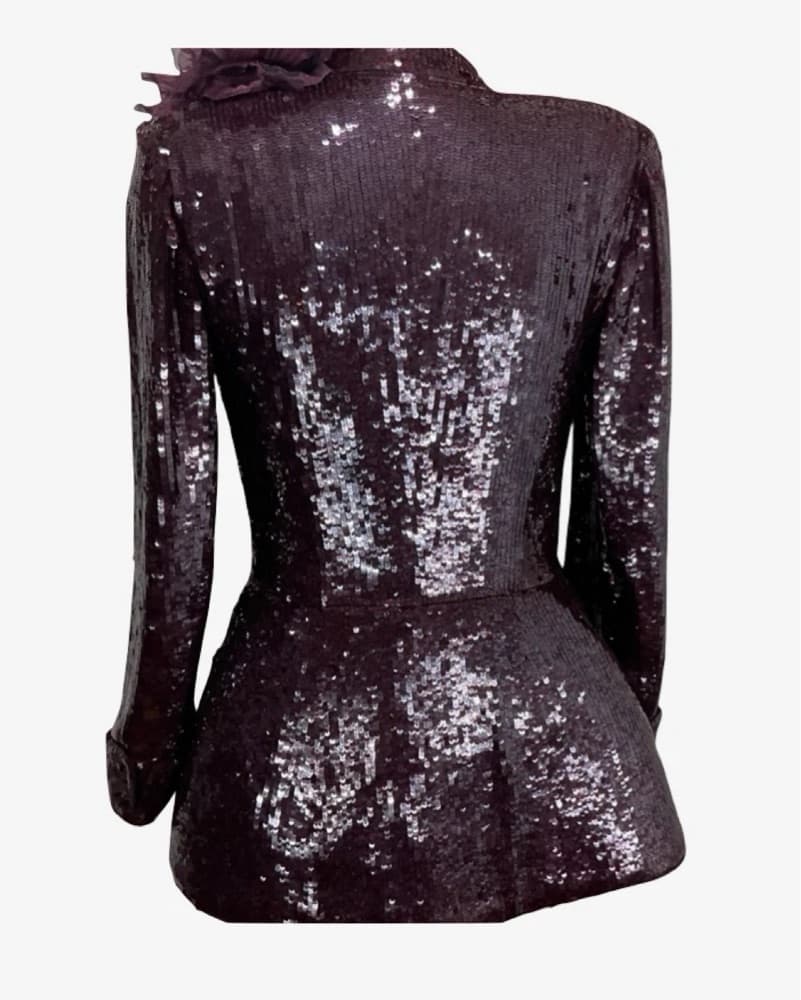 Magda Butrym Style Sequin Jacket - Image 3