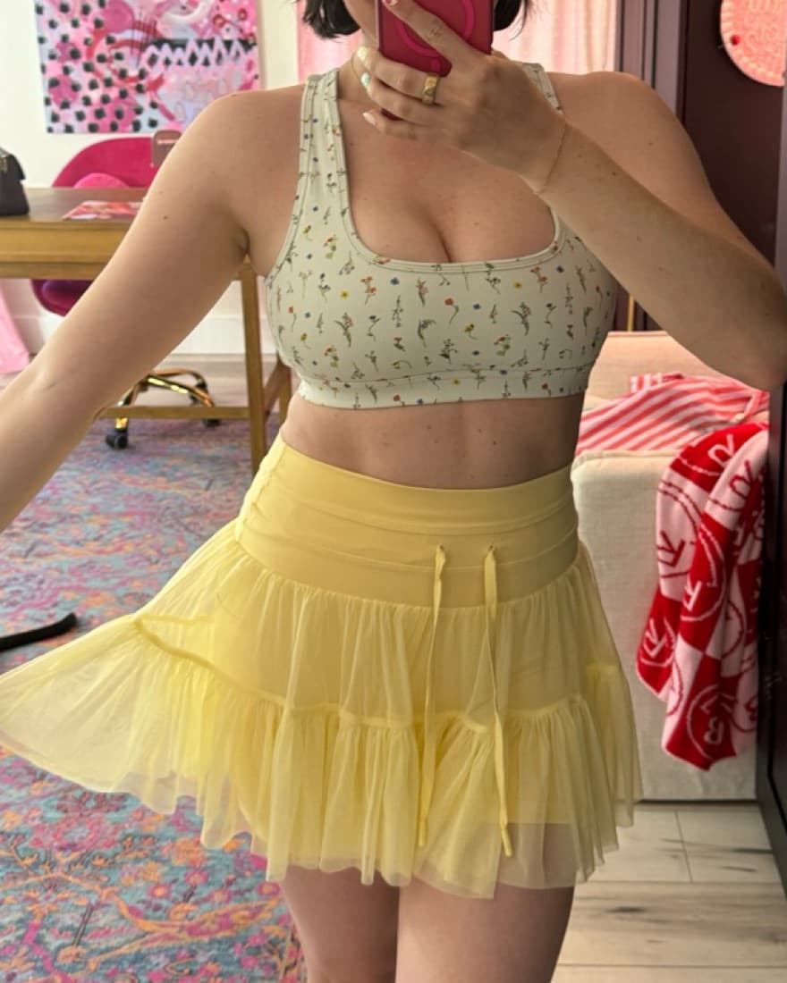 Popflex Butter Yellow Pirouette Skort  - Image 6