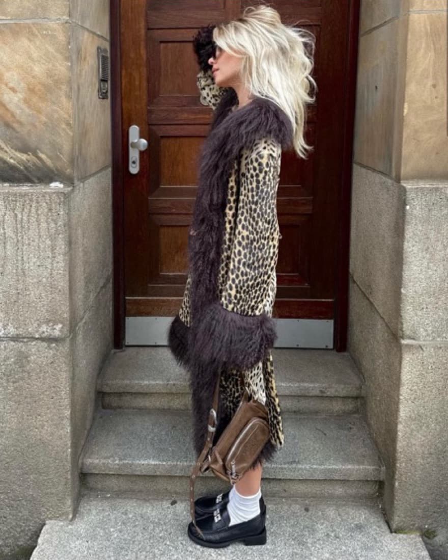 Charlotte Simone Rita Cheetah Coat - Image 5