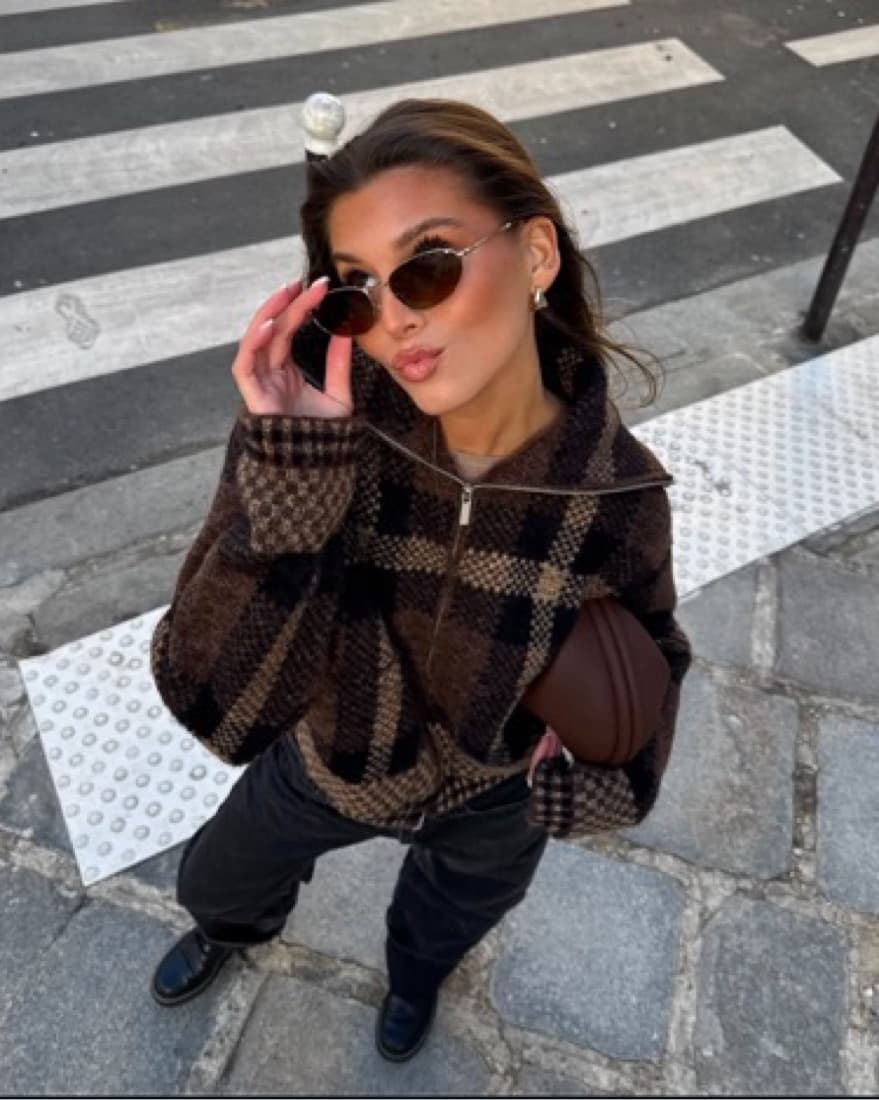 Zara Plaid Jacket  - Image 2