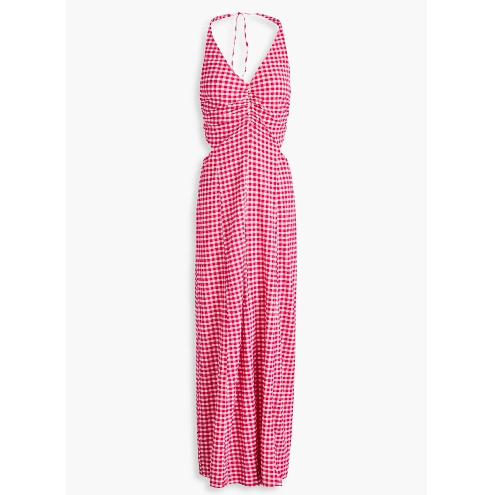 Ganni Stretch Seersucker Maxi Dress - Image 3
