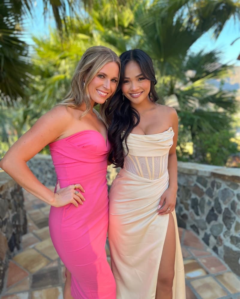 Elegant Strapless Maxi Dress Cream  - Image 4