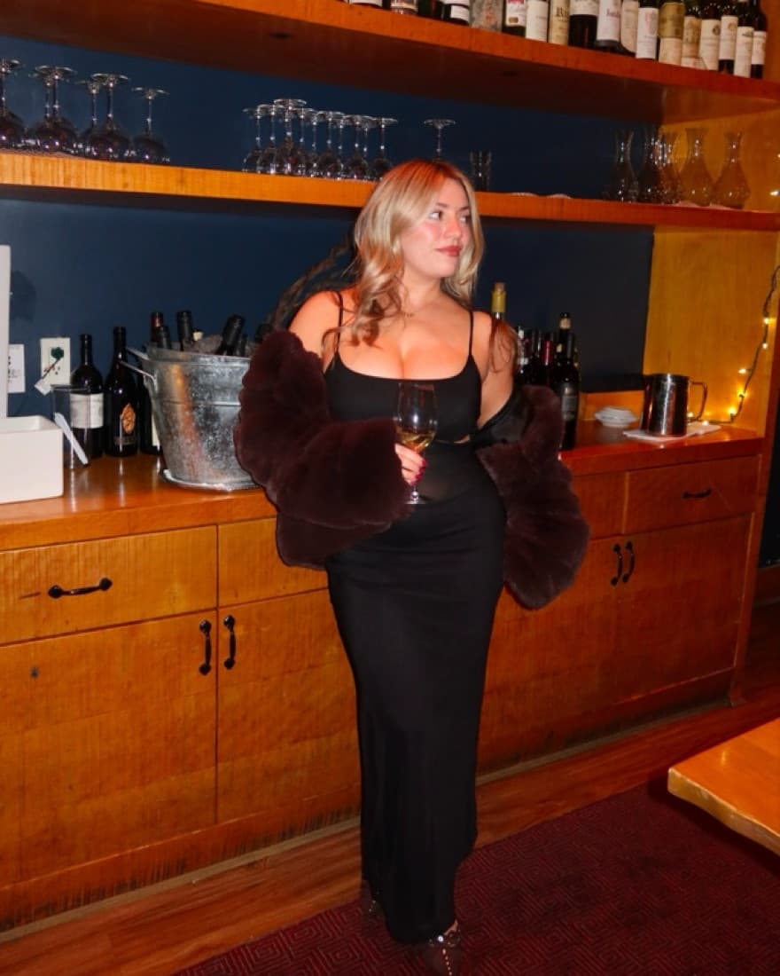Black Cut Out Maxi Dress  - Image 2