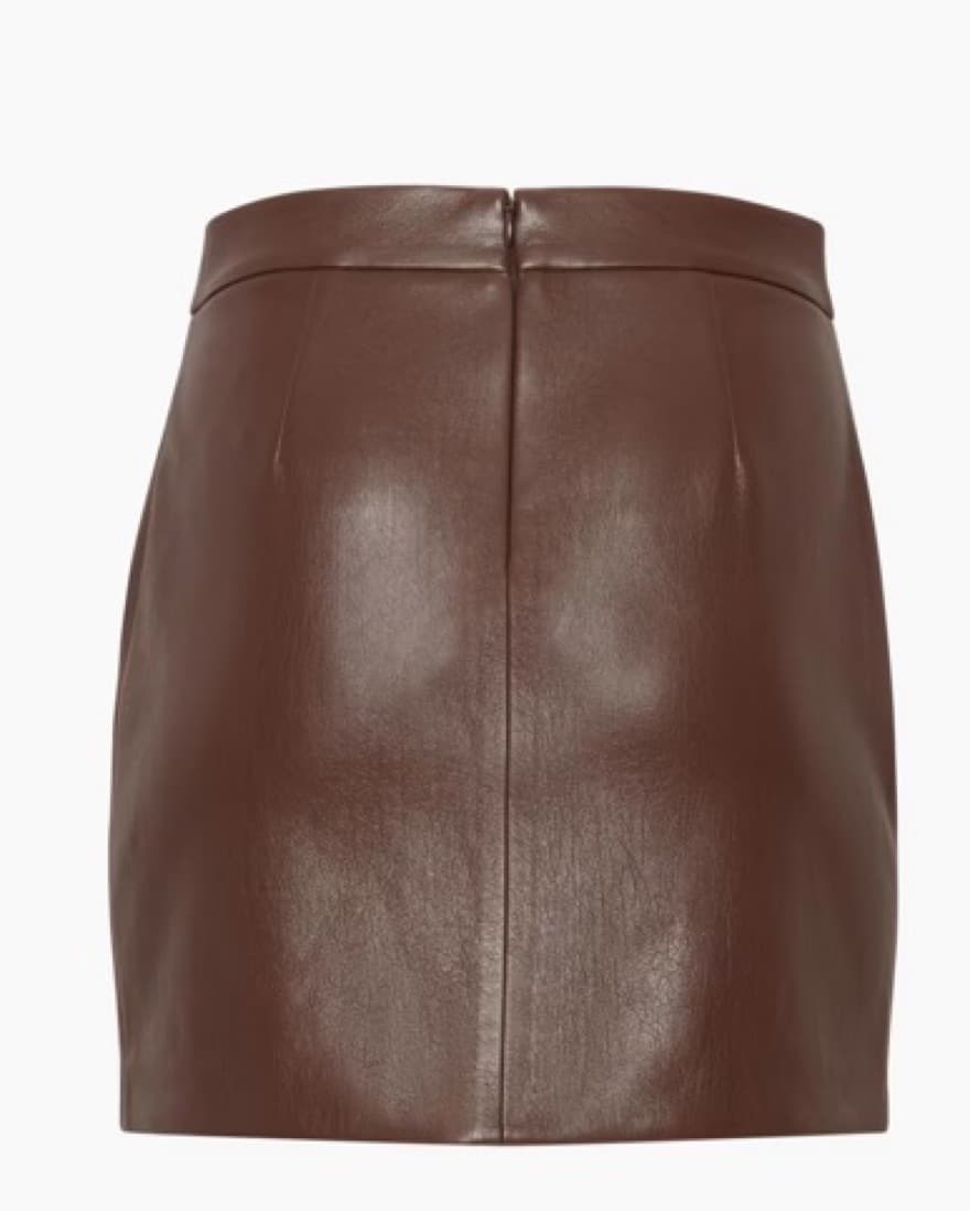Aritzia Leather Mini skirt   - Image 2