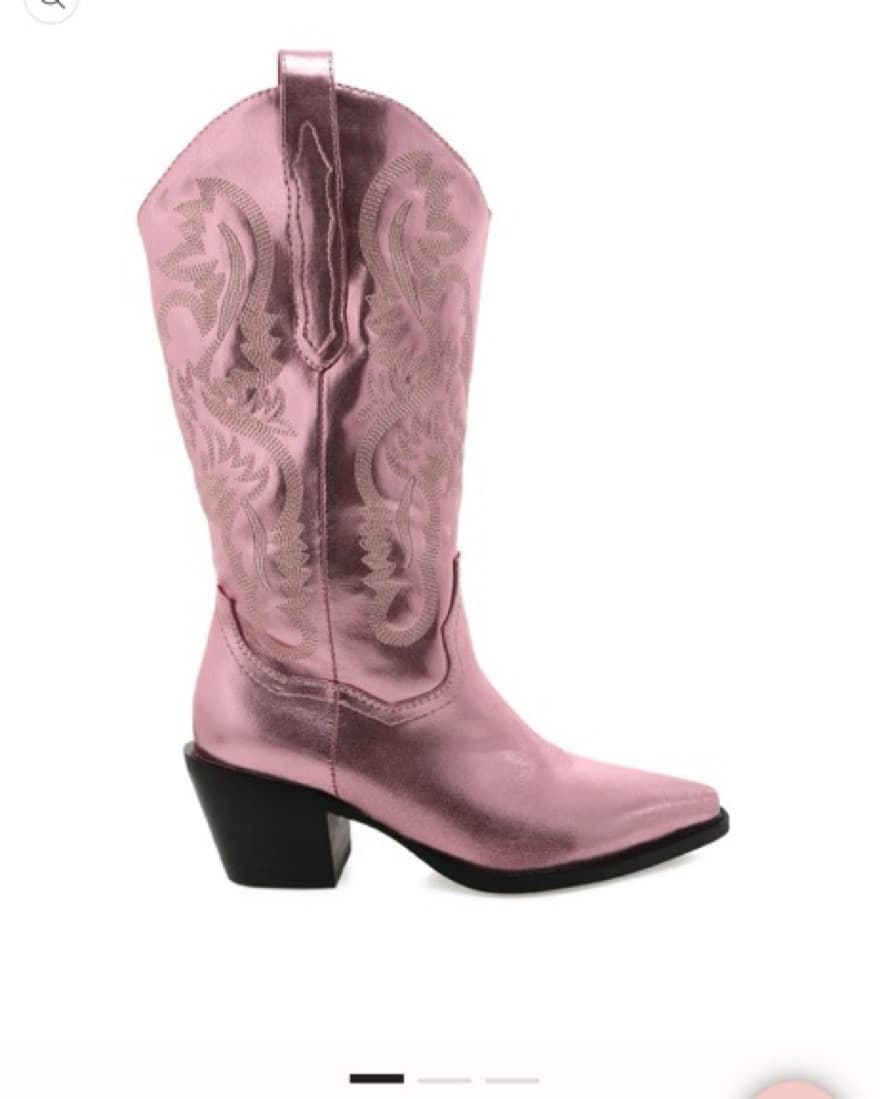 Pink Metallic boots - Image 1