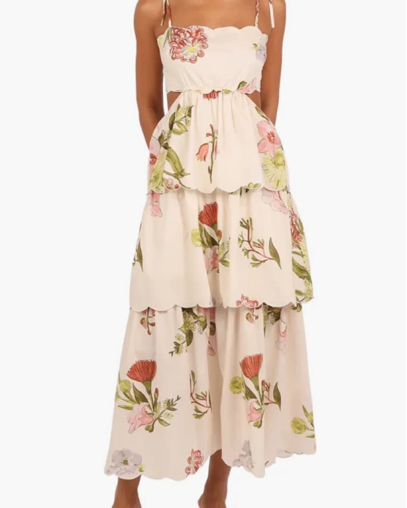 Petal & Pup Tiered Floral Dress  - Image 1