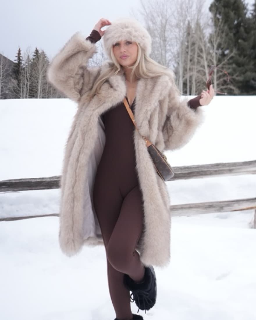 Long Fur Jacket - Image 2