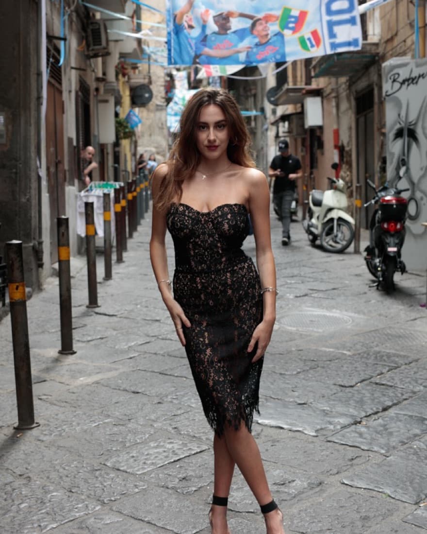 Topless Black Lace Dress  - Image 1