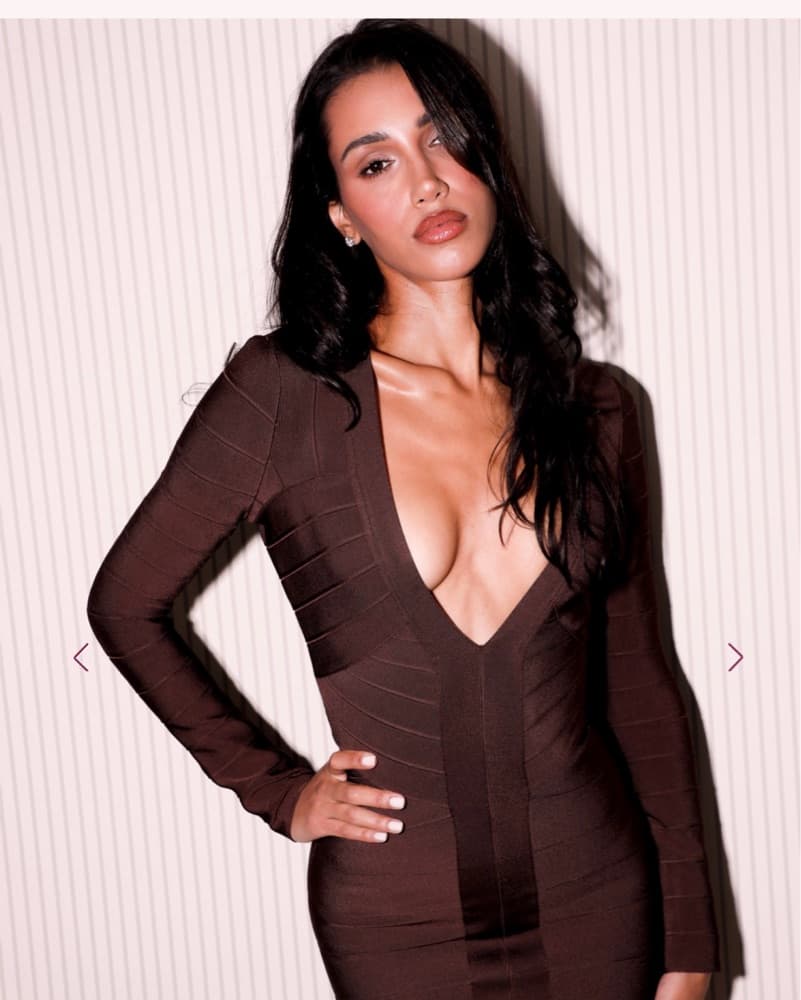 THE SUPER PLUNGE Chocolate Long Sleeve  - Image 4