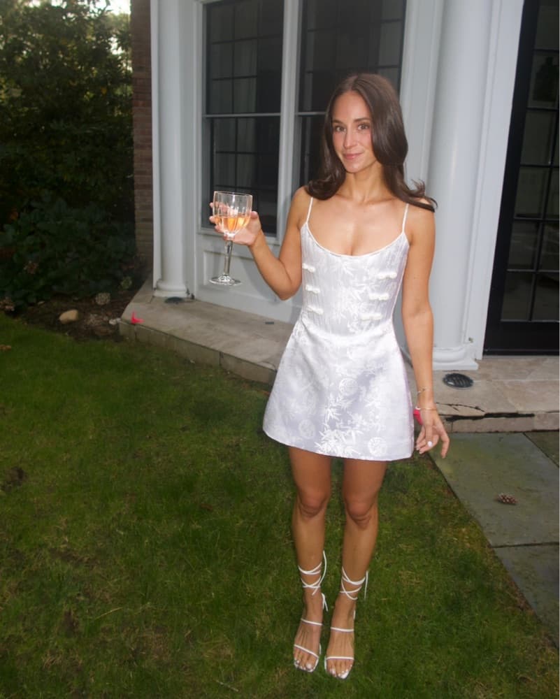 Sau Lee Joey Dress In White - Image 4