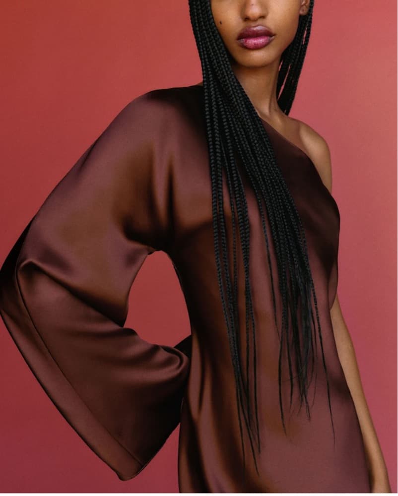 Reformation Omari Silk Dress - Image 3