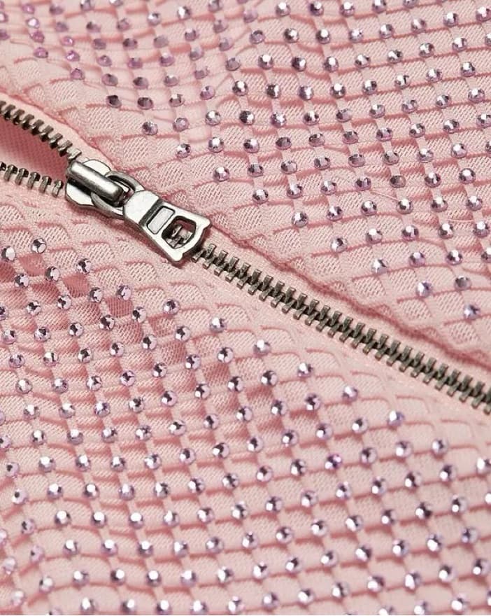 Alice & Olivia Crystal Pink Top - Image 2