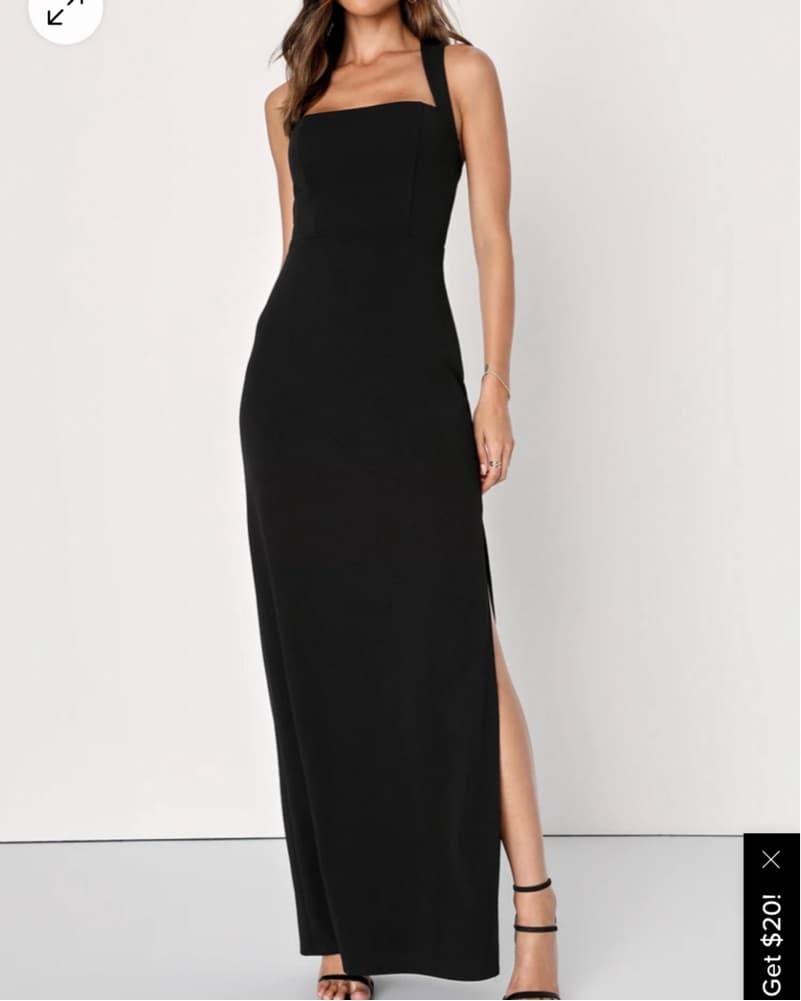 Lulus Black Formal Dress - Image 1