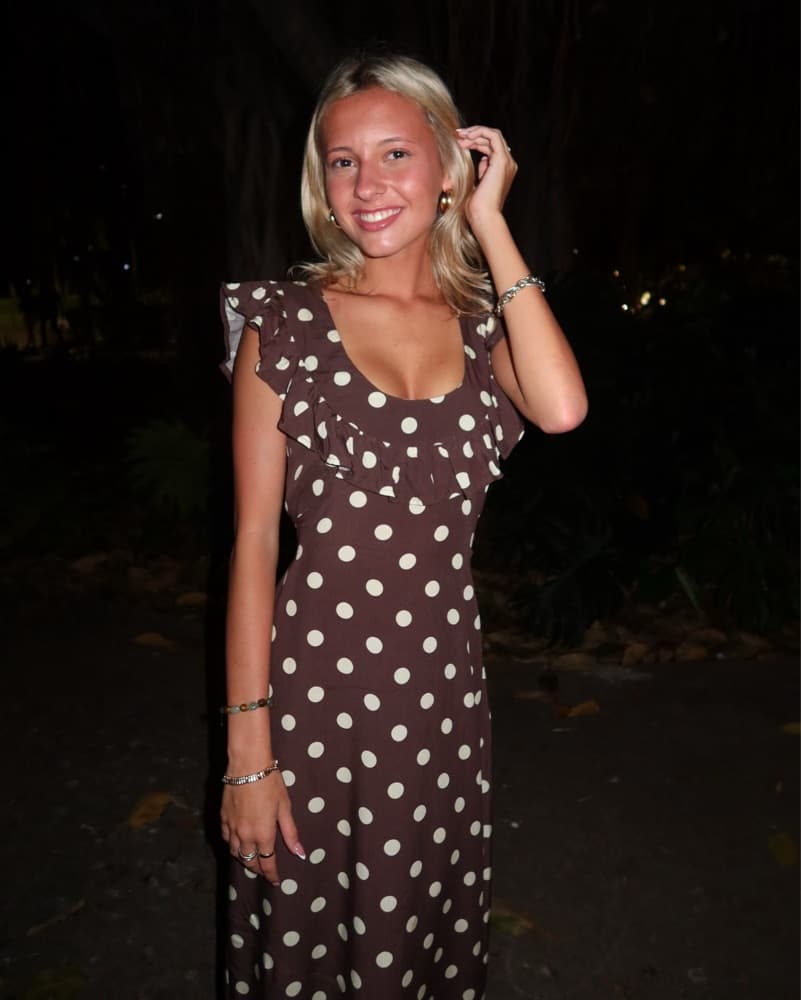 Design By Si Luna Polka Dot Maxi Dress - Image 3