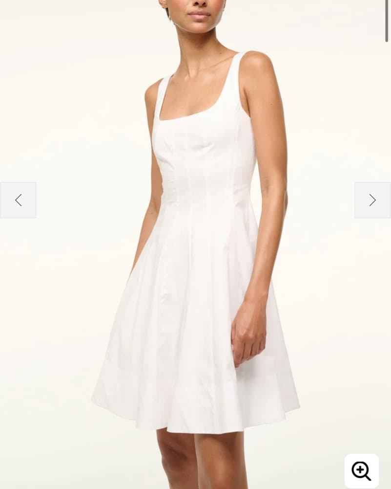 Mini Wells Dress White - Image 2