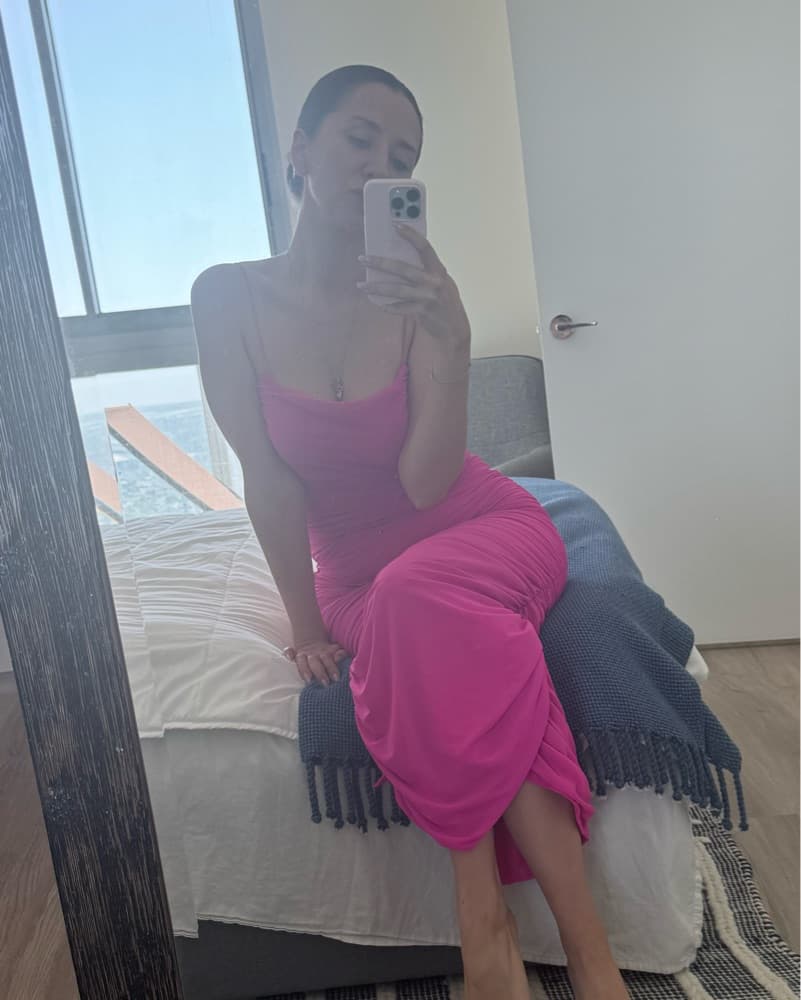 Pink Midi Dress - Image 2