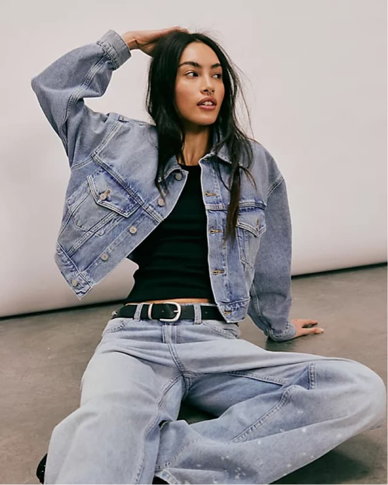 Agolde Palmer Cropped Denim Jacket by Agolde | Pickle