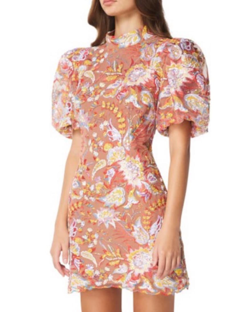 Elliatt Closure Sequin Floral Minidress - Image 2