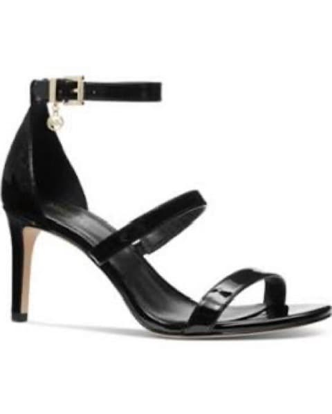 MK Patent Leather Ankle Strap Heels - Image 2