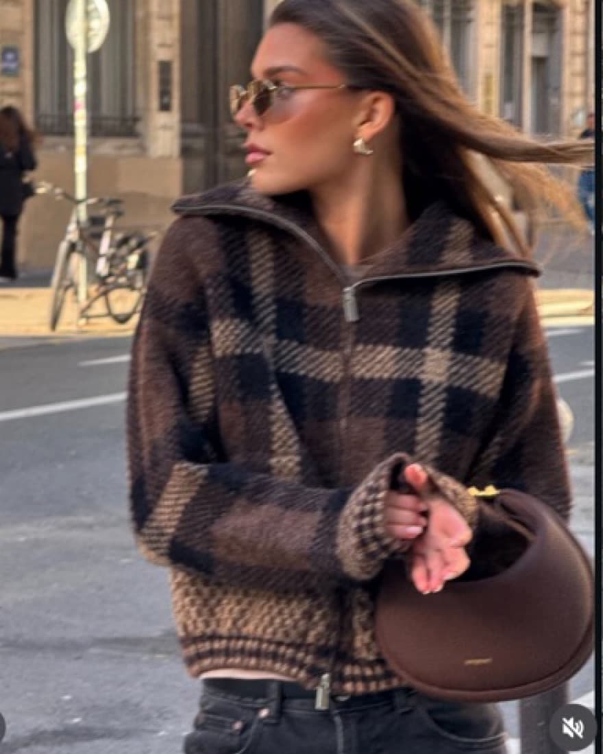 Zara Plaid Jacket  - Image 1
