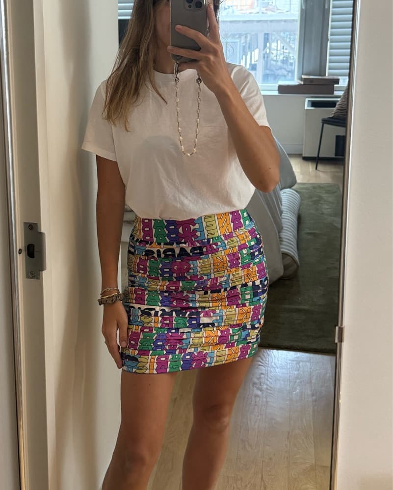 Chanel printed skirt - Image 1