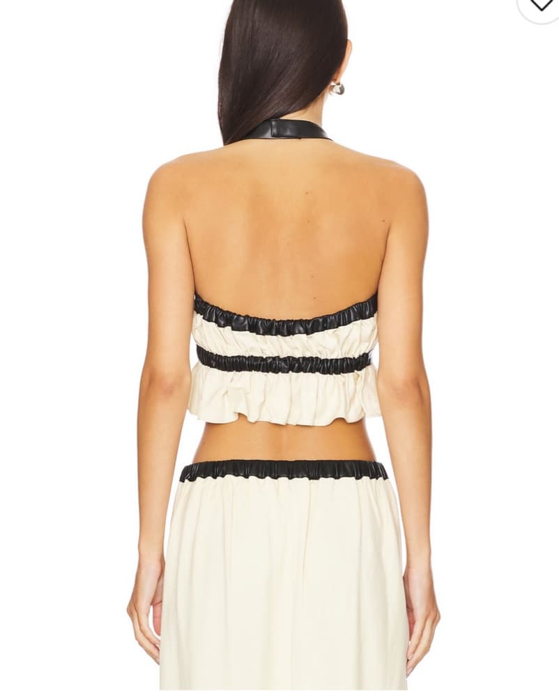 CRISS CROSS HALTER TOP - Image 2
