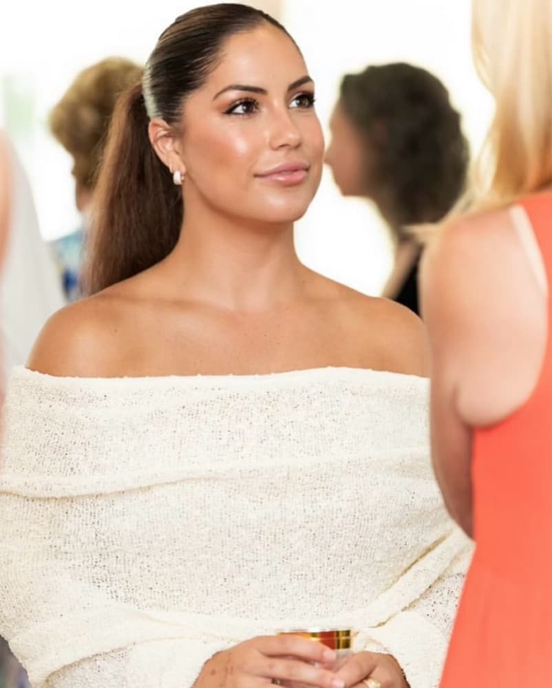 Marisol Off Shoulder Boucle Maxi Dress - Image 2