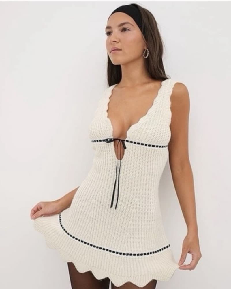 For Love & Lemons Jade Sweater Dress - Image 1