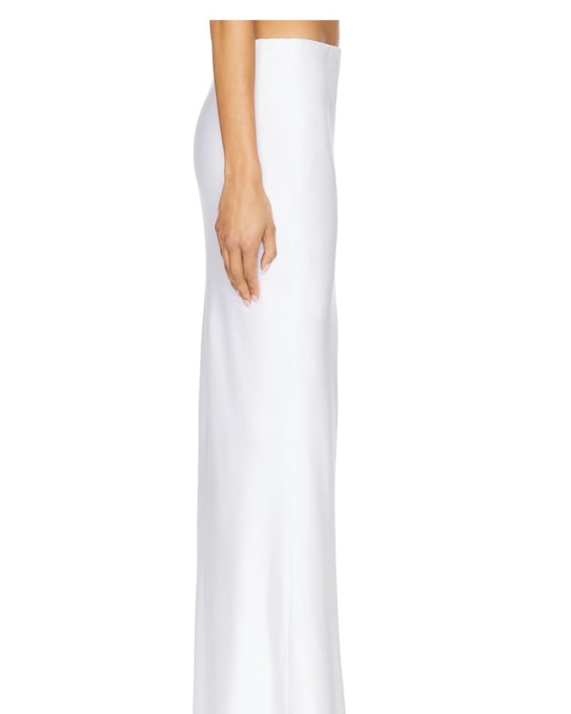 Norma Kamali Silk Maxi Skirt - Image 4