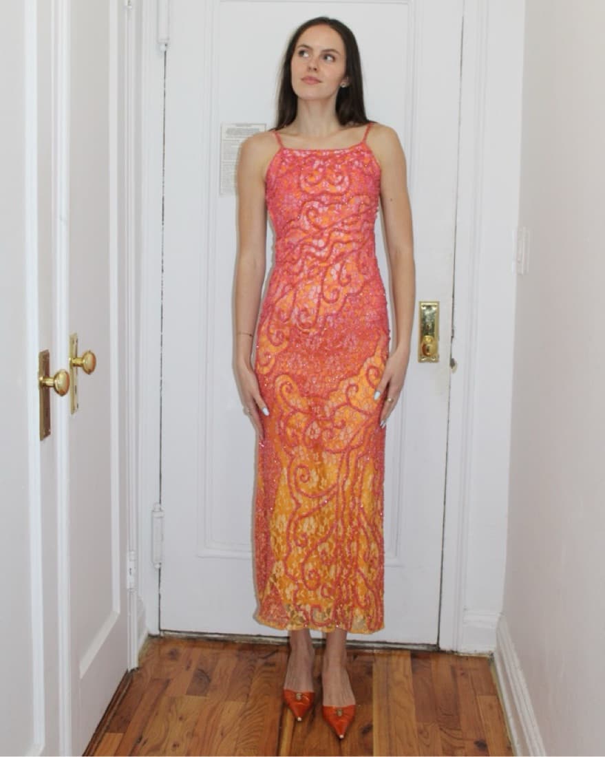 Mia Bella Couture Ombre Sequin Gown - Image 1