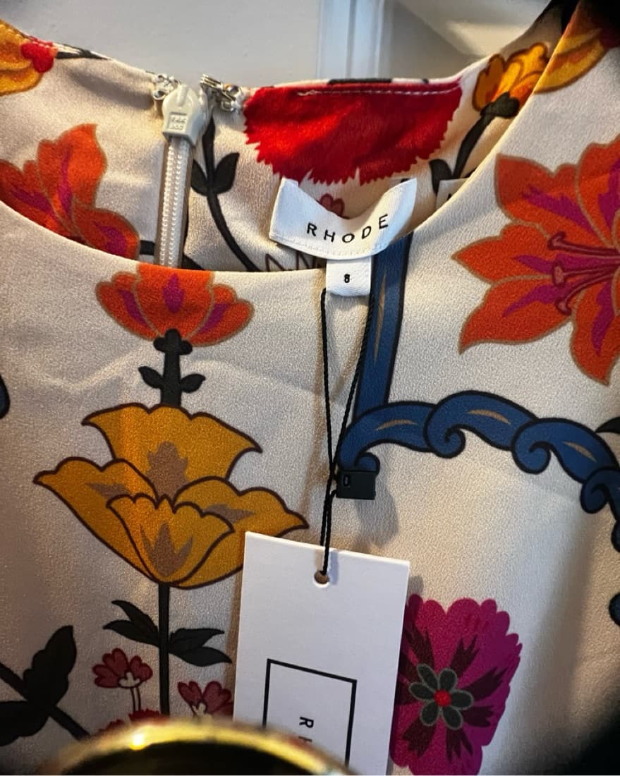 Rhode Floral Lulani Midi Dress - Image 4