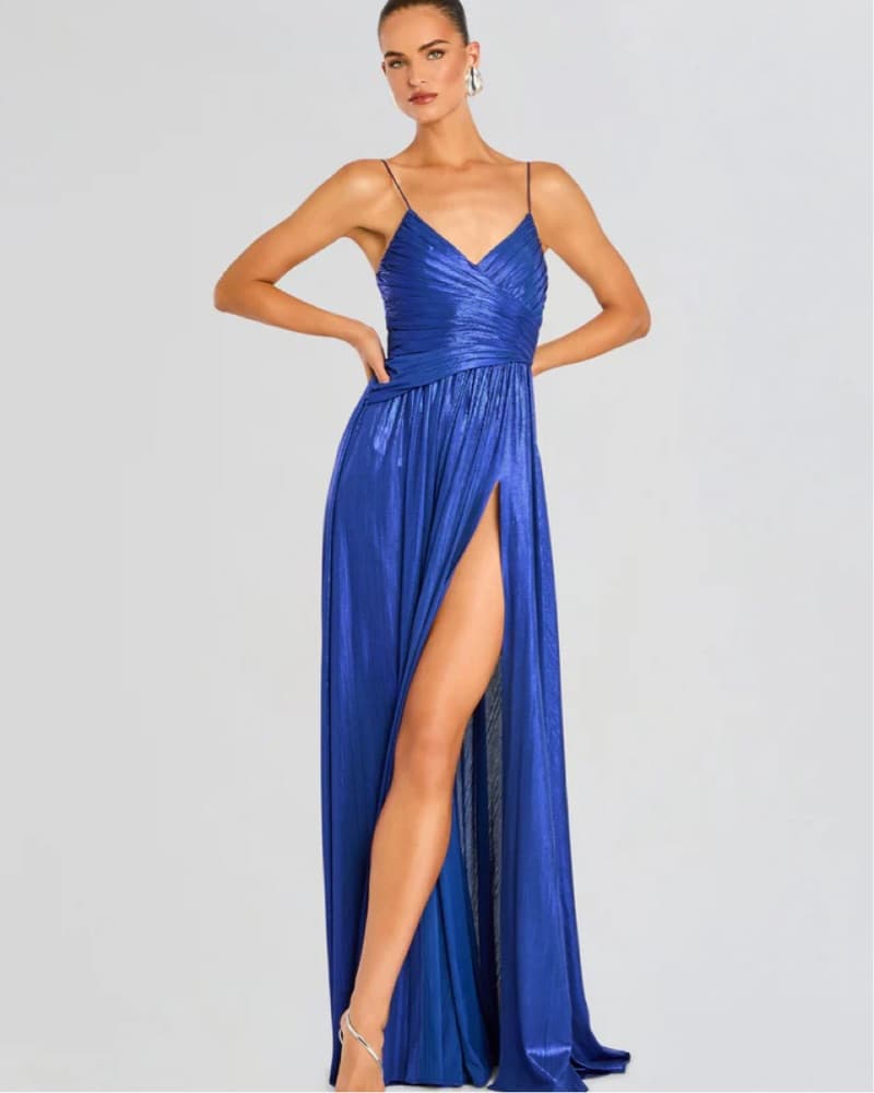 Retrofete Doss Blue Maxi Dress - Image 1