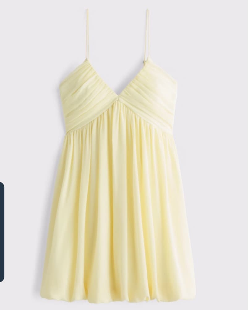 Sunny Yellow Babydoll Dress - Image 1