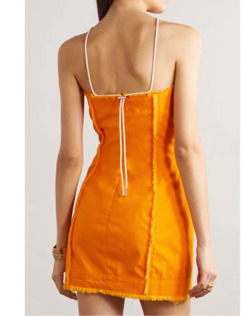 Jacquemus Orange Dress - Image 3