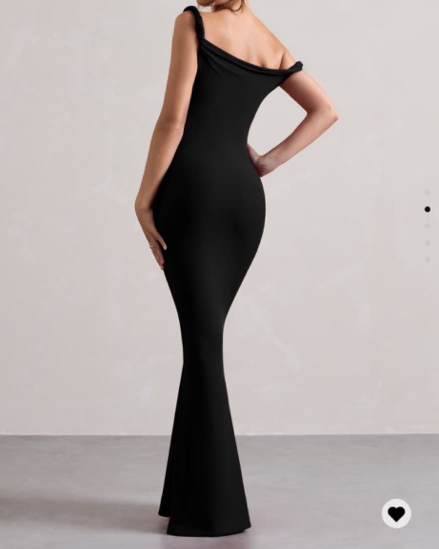 Lita Twisted Assymetric Maxi Dress - Image 2