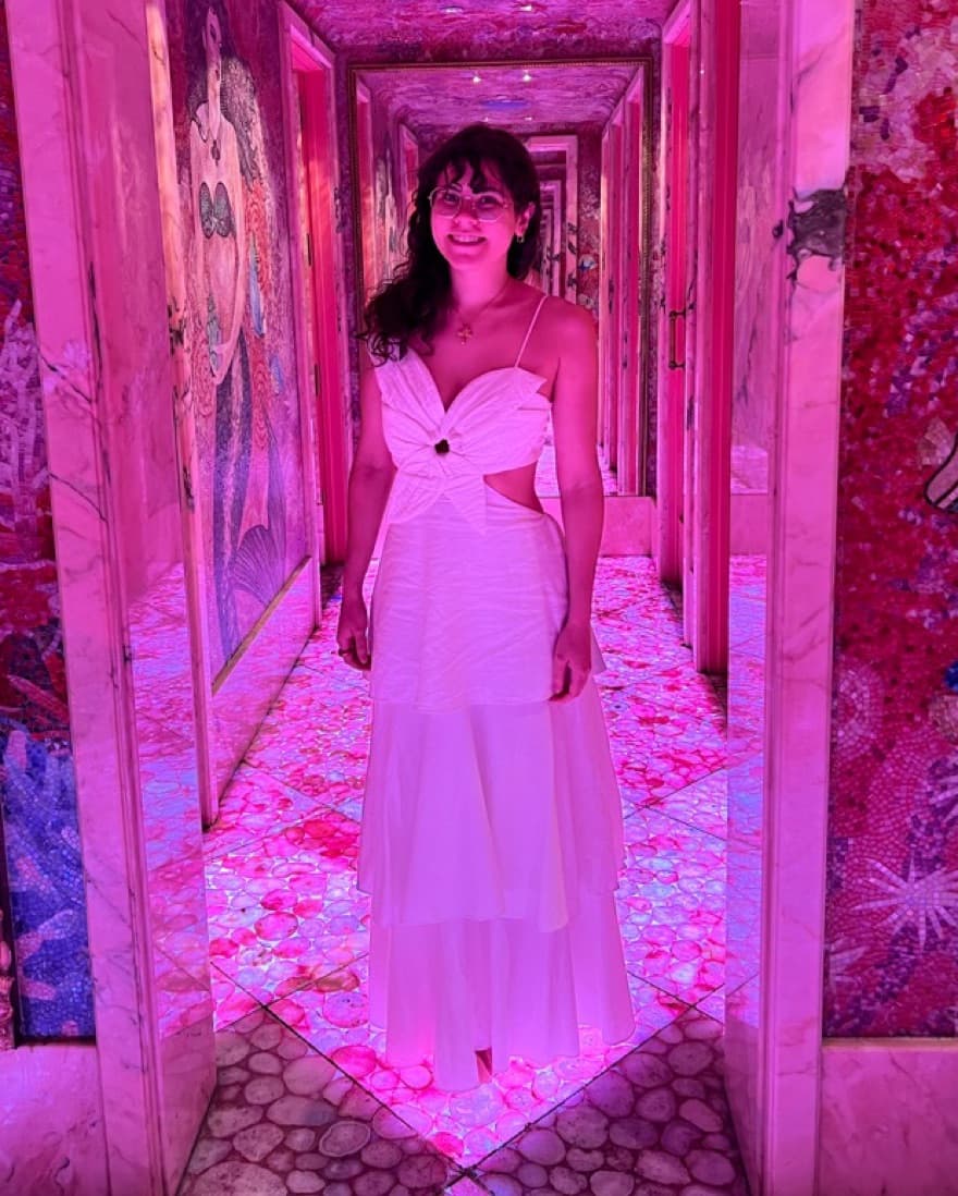 Farm Rio Off-White Tiered Maxi Dress - Image 2