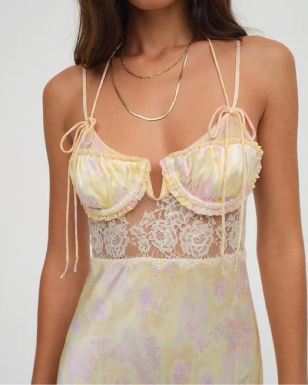 For Love And Lemons Amora Floral Maxi - Image 3