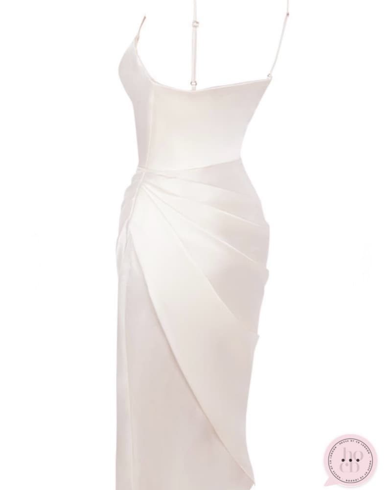 House of CB Reva Ivory Corset Satin Dre' - Image 3