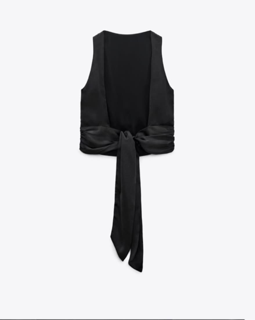 Zara Satin Effect Top - Image 2