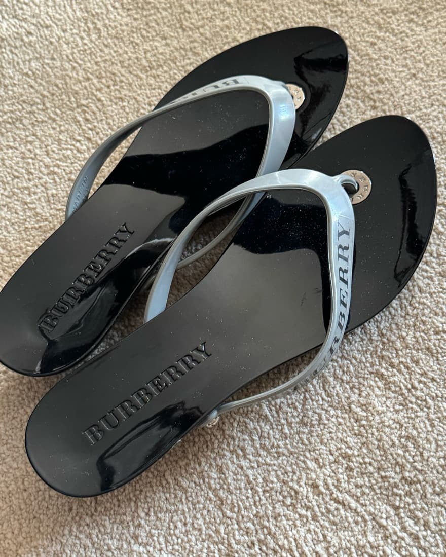 Burberry Sandals Flip Flops With Heel - Image 1