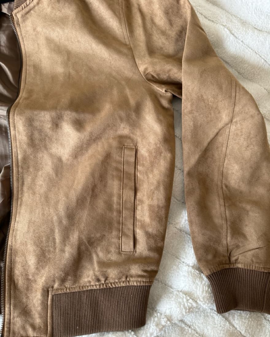 Vegan Suede Bomber FW24 - Mens  - Image 5