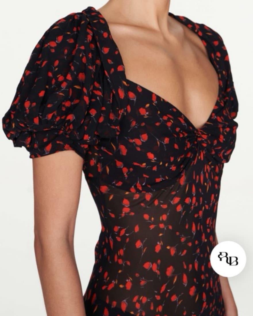 Rat & Boa Magnolia Floral Dress - Image 3