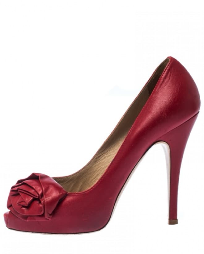 Valentino Red Rose Heels - Image 4