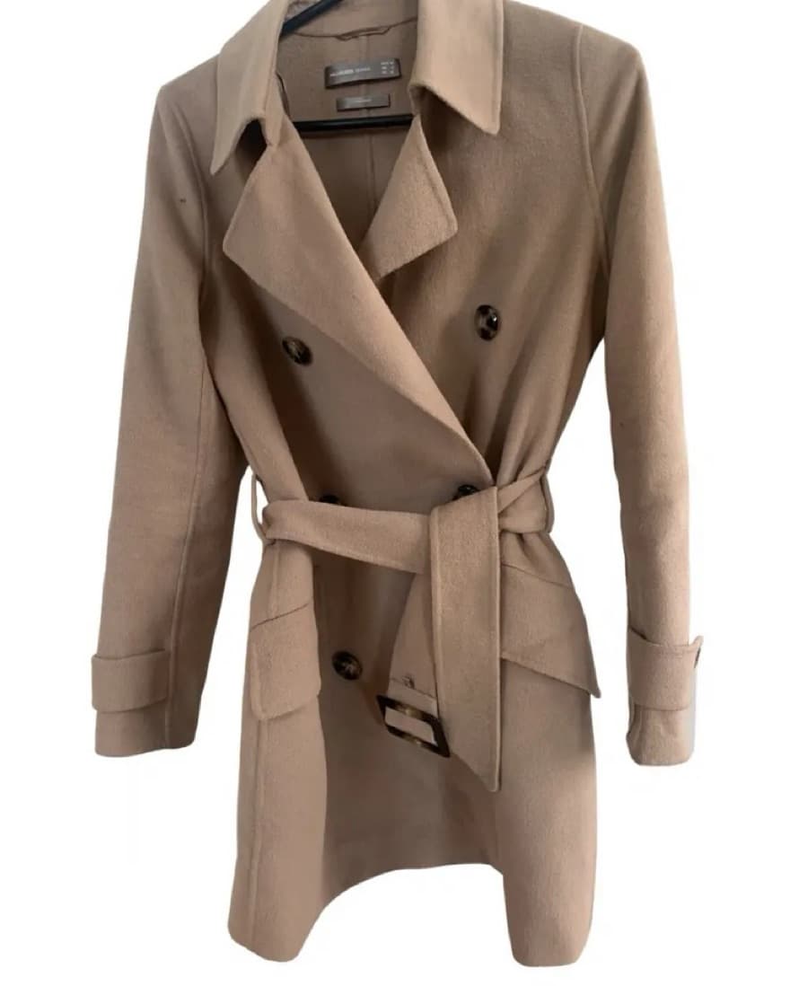 Wool Tan Coat  - Image 1