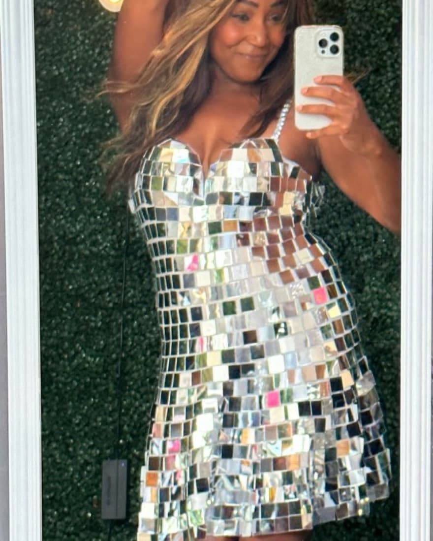 Mirror Mini Dress - Image 4