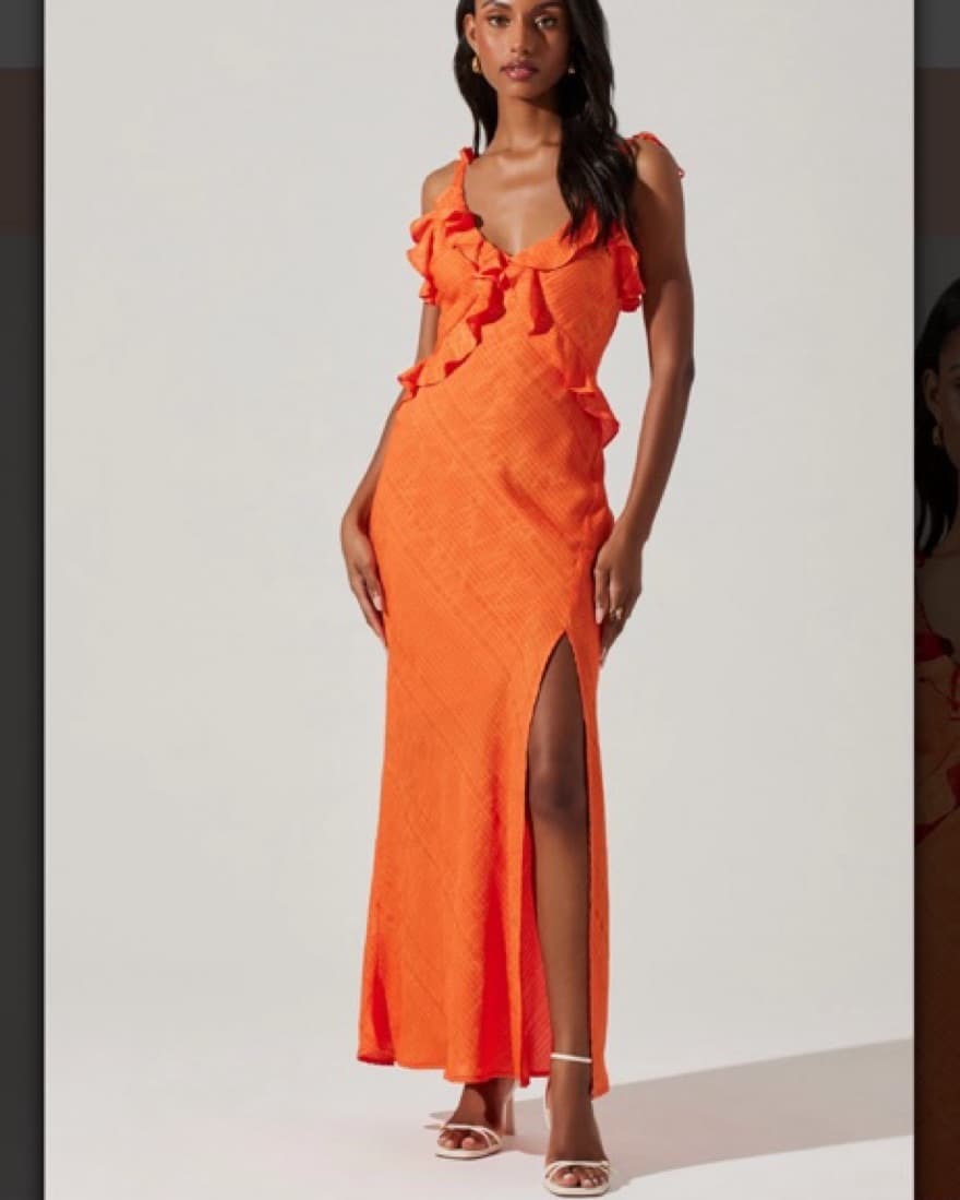 ASTR The Label Sorbae Ruffle Maxi Dress - Image 1