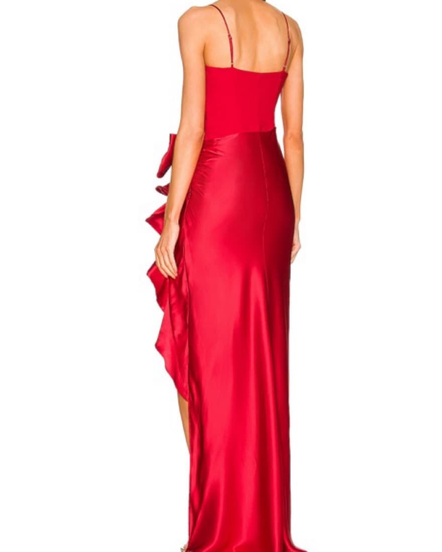 Red Cinq A Sept Formal Maxi Dress - Image 2