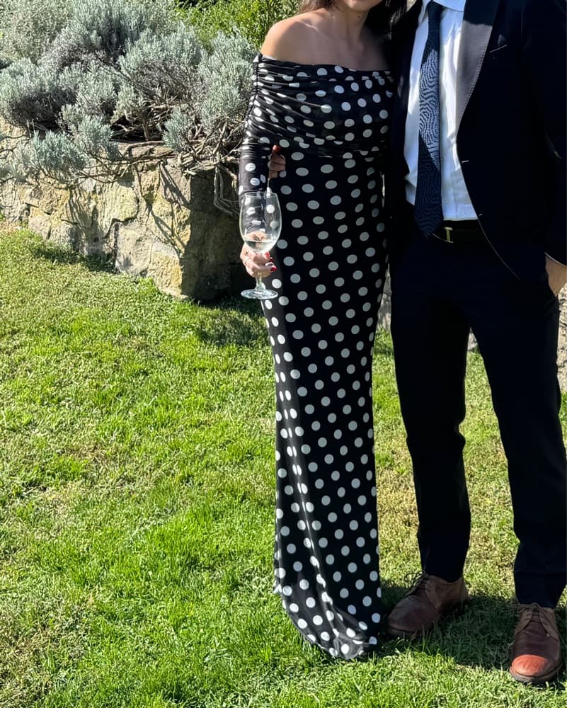 AFRM Polka Dot Maxi dress - Image 4