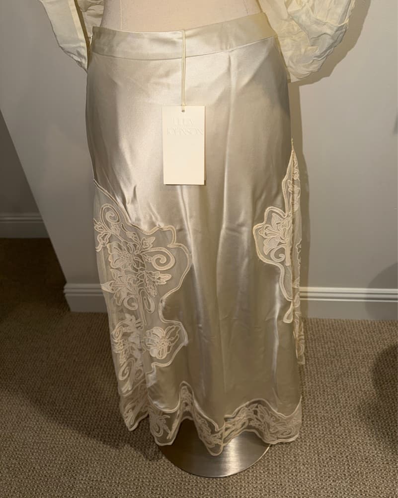 Ulla Johnson Lace Trimmed Skirt - Image 5