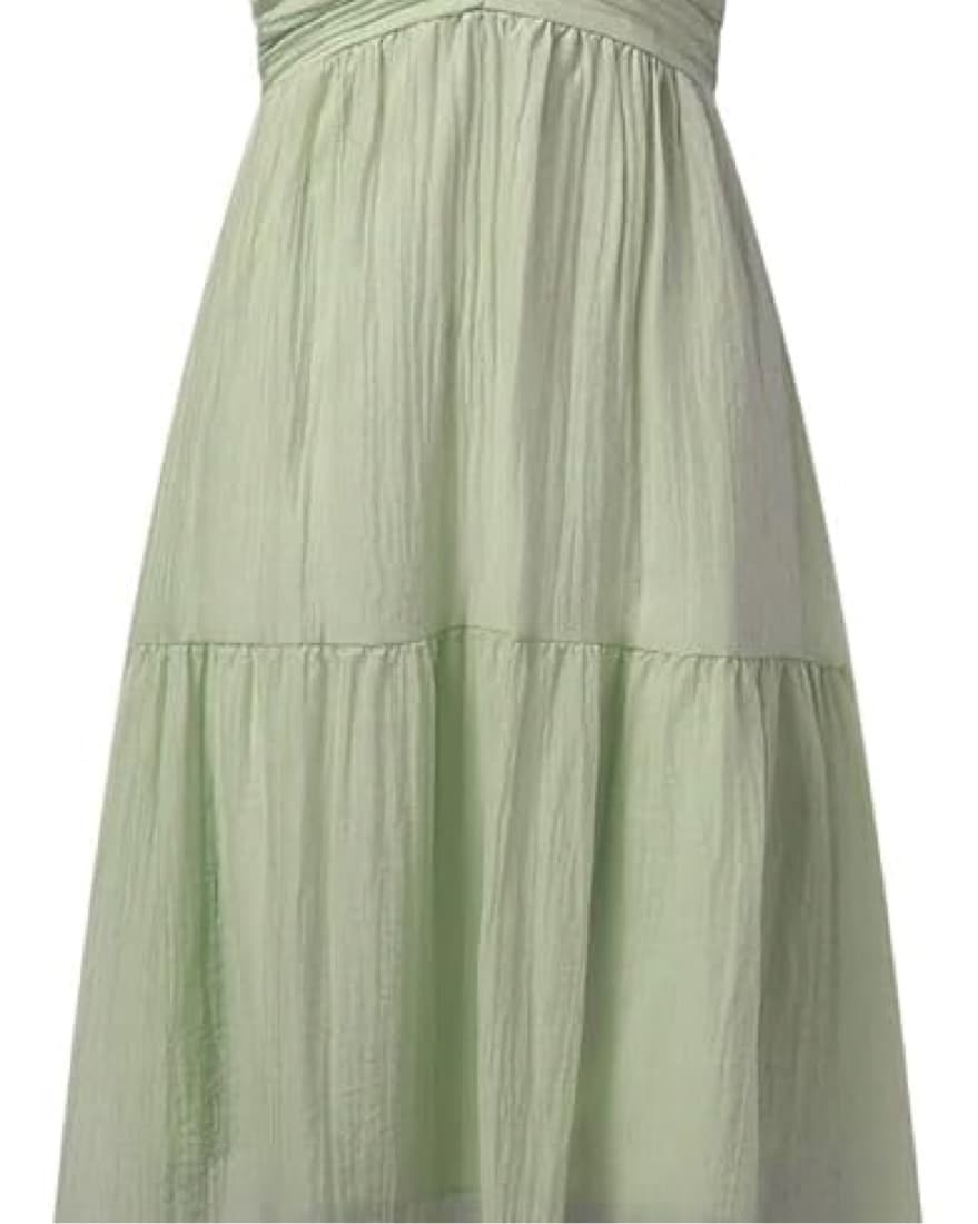 Elegant Sage Green Midi Dress - Image 4